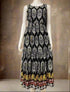Summer Classic Print Sleeveless Maxi Dress